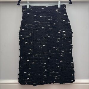 Chanel tweed skirt size 38